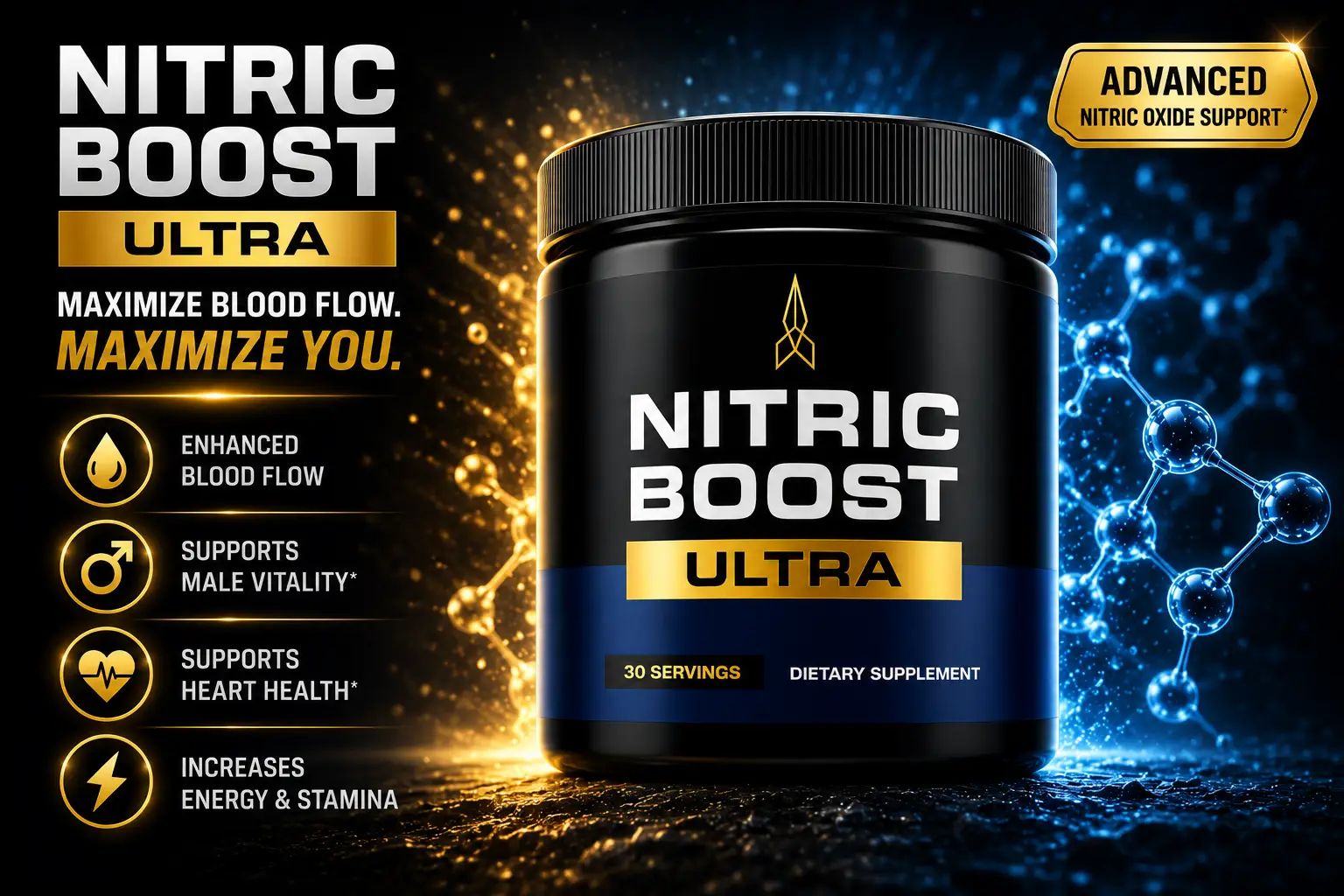Premium Nitric Boost Ultra performance supplement